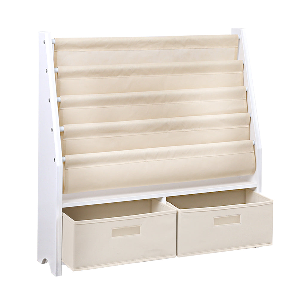 Keezi Kids' Book Display with Drawer — 4 Tiers — product image 5