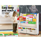 Keezi Kids' Book Display with Drawer — 4 Tiers — product image 6