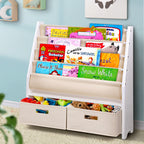 Keezi Kids' Book Display with Drawer — 4 Tiers — product image 1