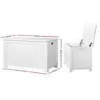 Keezi Kids' Toy Storage Chest — White — product image 2
