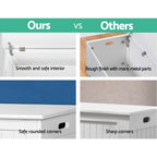 Keezi Kids' Toy Storage Chest — White — product image 6