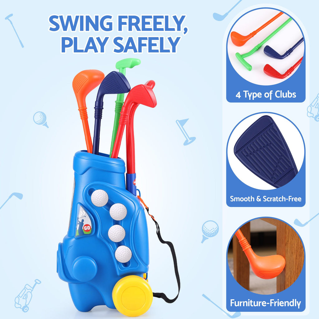 Keezi Kids' Golf Set with Pull Cart — Ages 2–6 — product image 6