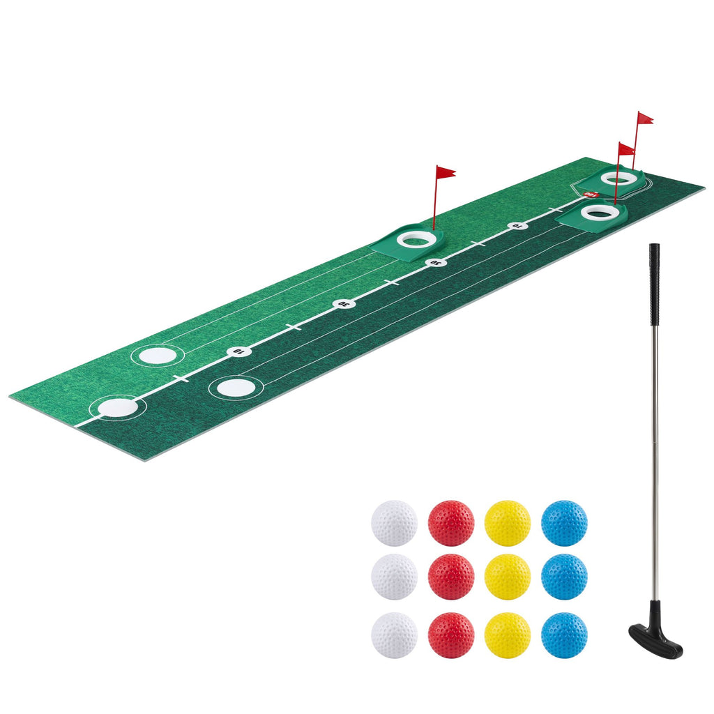 Keezi Golf Putting Set — Mat, Club & 12 Balls — product image 2