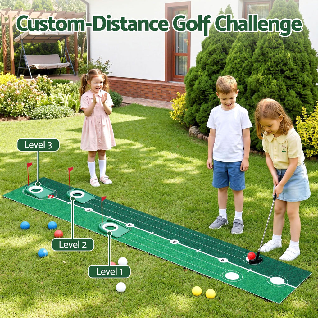 Keezi Golf Putting Set — Mat, Club & 12 Balls — product image 5