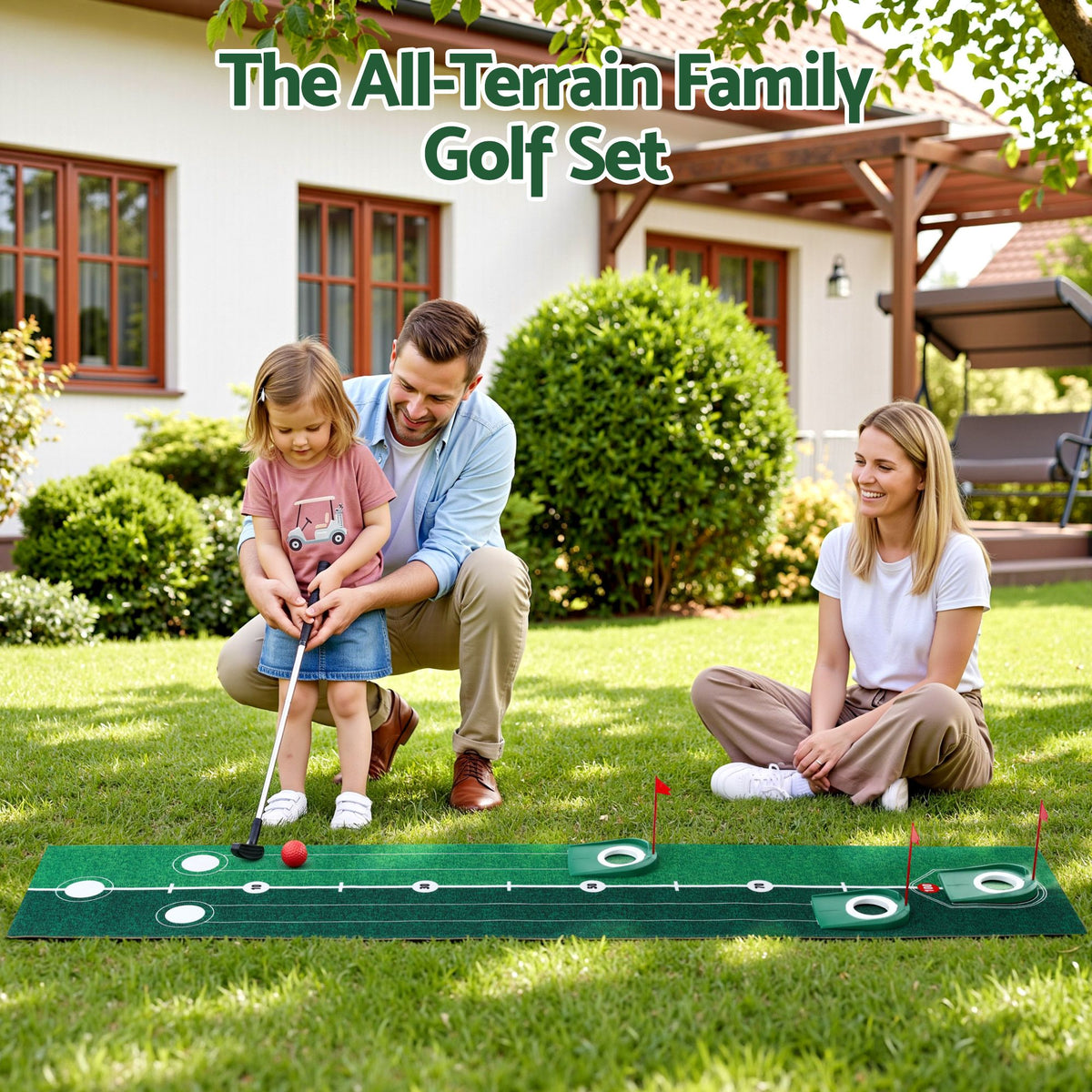 Keezi Golf Putting Set — Mat, Club & 12 Balls — product image 7