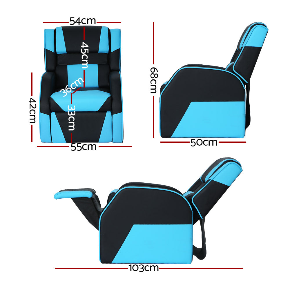 Keezi Kids' PU Leather Gaming Recliner — product image 2