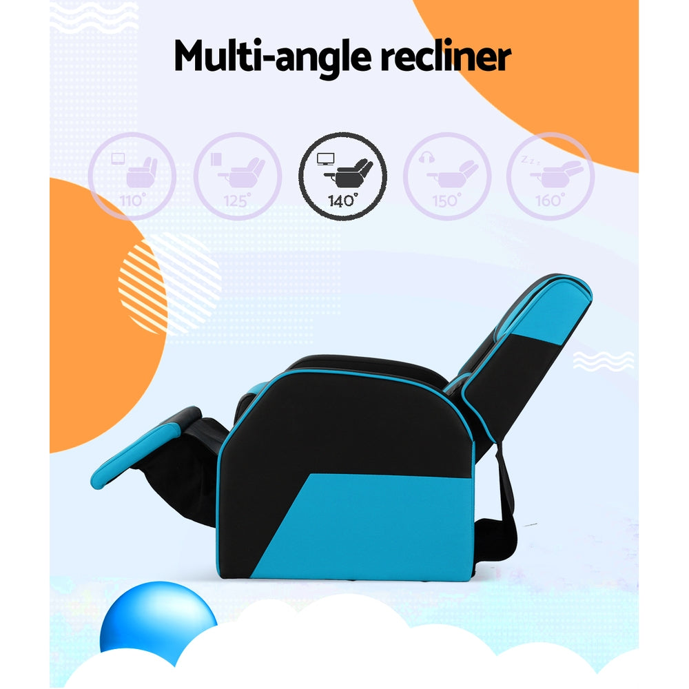 Keezi Kids' PU Leather Gaming Recliner — product image 4
