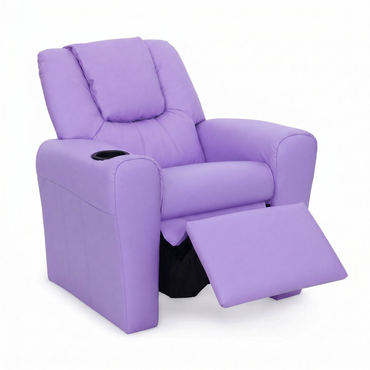 Keezi Kids' PU Leather Recliner — Purple — product image 3