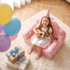 Keezi Kids 2-in-1 Fold Out Sofa Bed with Removable Washable Cover, Carry Handle, Storage Pocket — product image 11