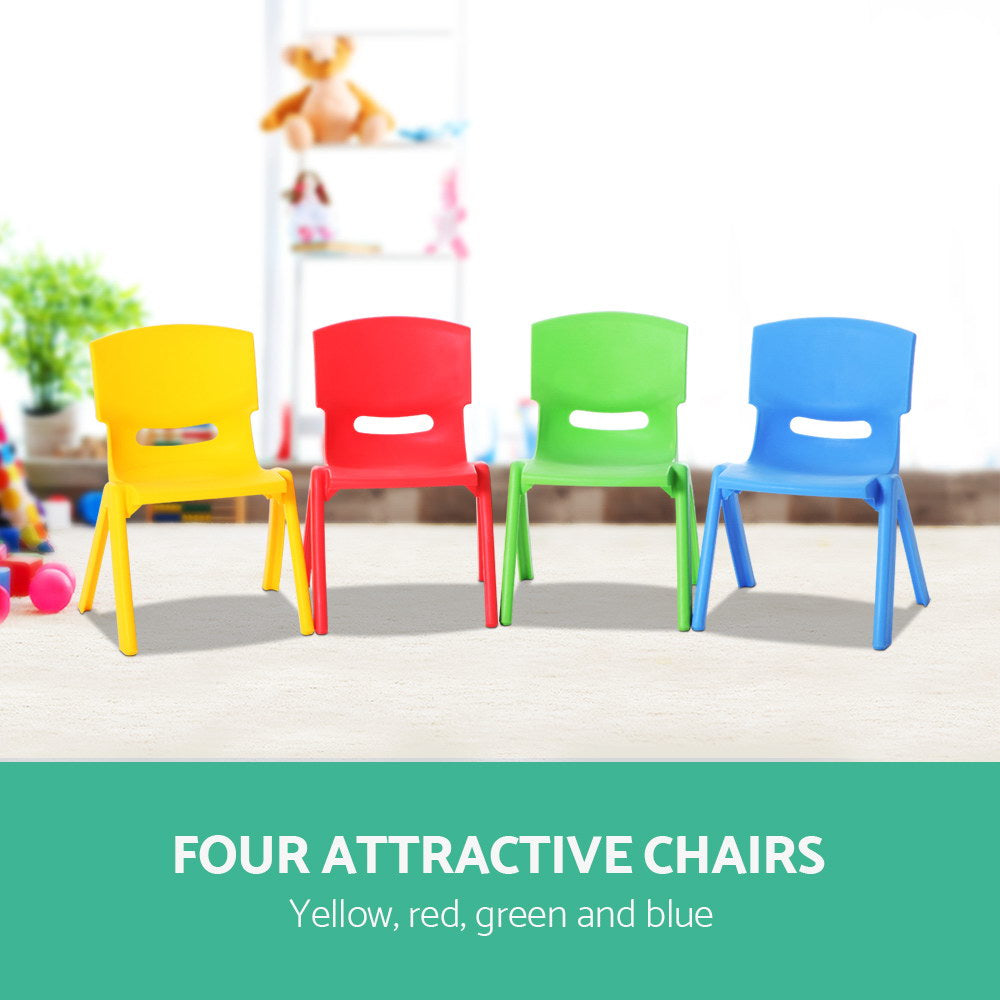 Keezi Plastic Kids' Chairs — Set of 4 — product image 4