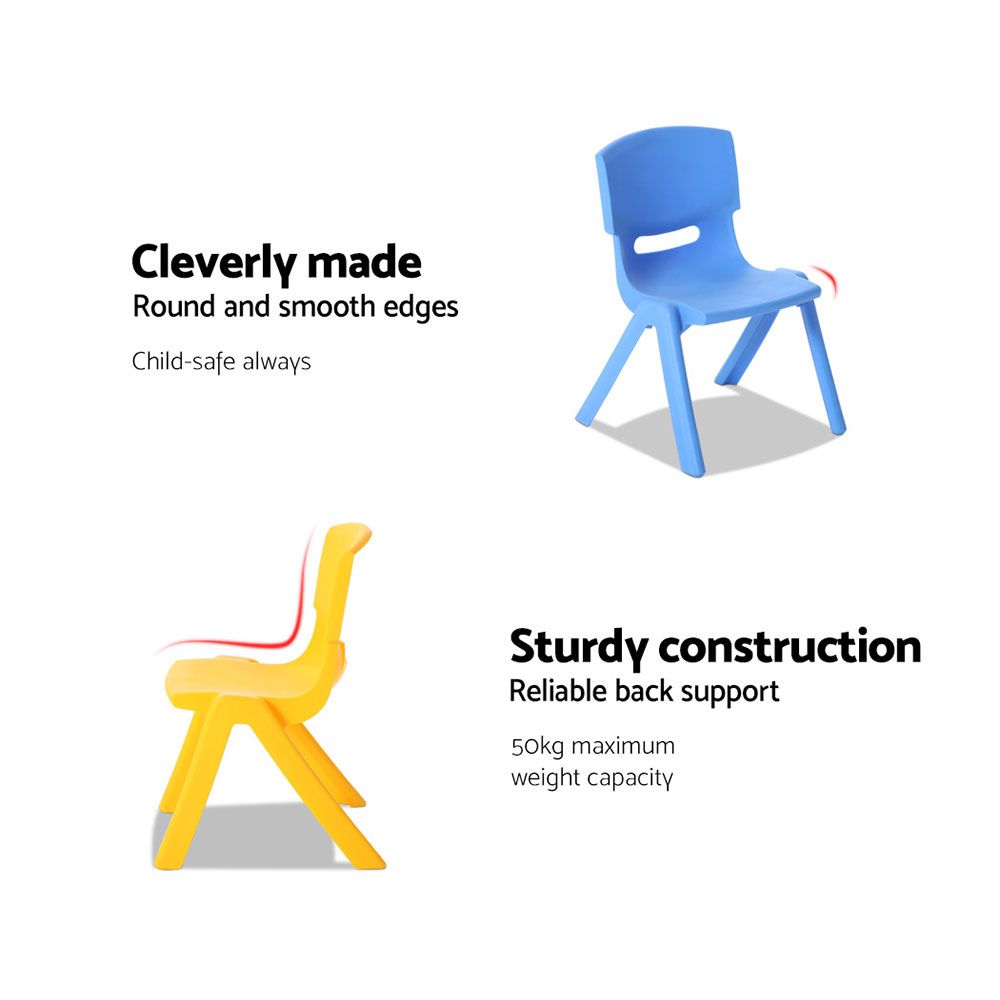 Keezi Plastic Kids' Table & 4 Chairs — 5-Piece Set — product image 3