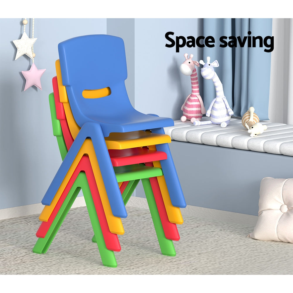 Keezi Plastic Kids' Table & 8 Chairs — 9-Piece Set — product image 5
