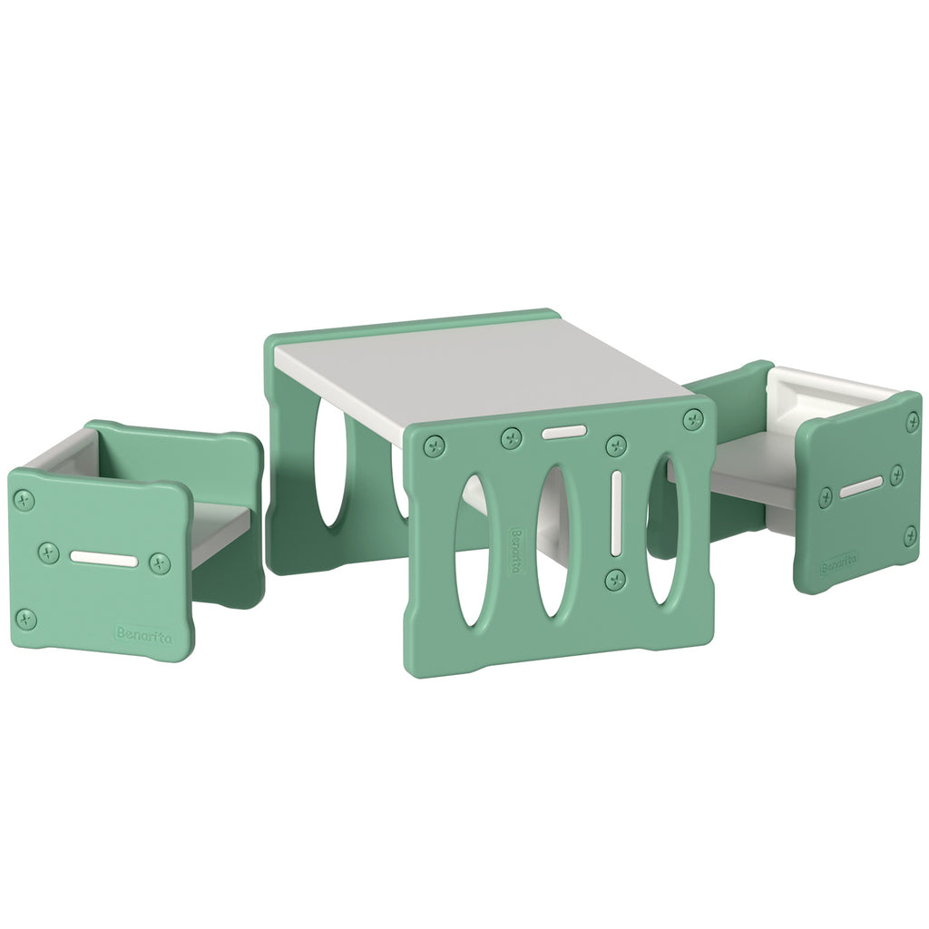 Keezi HDPE Kids' Table & Chairs — 3-Piece Set — product image 7