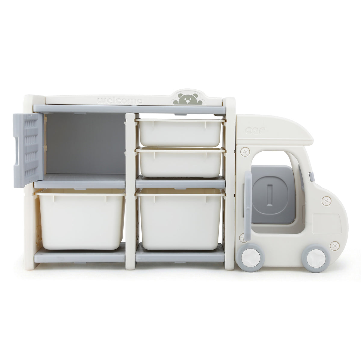 Keezi Toy Storage Cabinet & Bookshelf — 4 Bins — product image 4