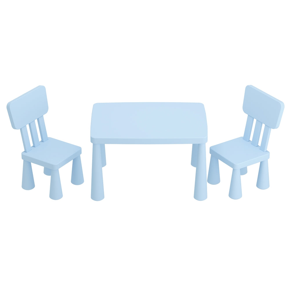 Keezi Kids' Table & 2 Chairs — Blue — product image 3