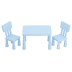 Keezi Kids' Table & 2 Chairs — Blue — product image 3