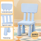 Keezi Kids' Table & 2 Chairs — Blue — product image 6