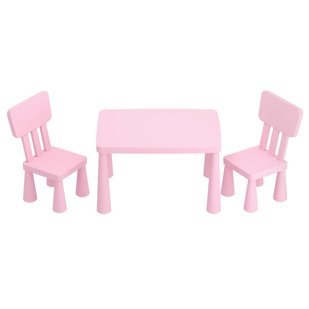 Keezi Kids' Table & 2 Chairs — Pink — product image 3