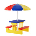 Keezi Kids' Picnic Table & Chairs with Umbrella — product image 1
