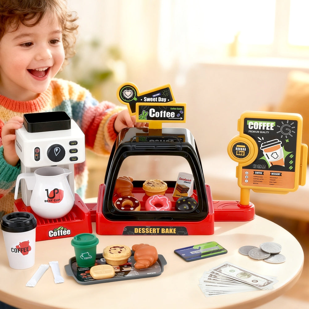 Keezi Pretend Coffee Shop & Tea Party Set — product image 1