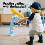 Keezi Basketball, Bowling, Baseball & Golf Play Set — Blue — product image 6