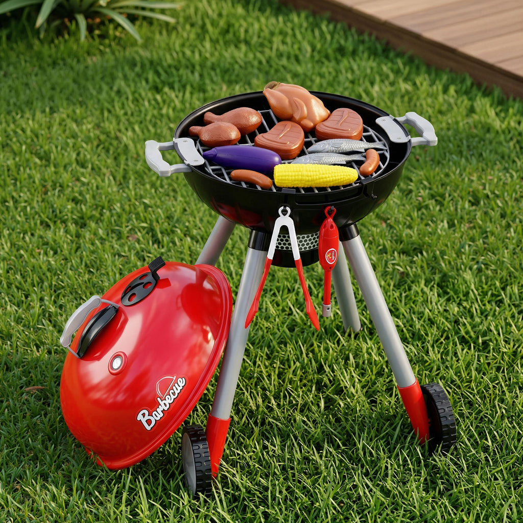 Keezi Pretend BBQ Kitchen & Play Food Set — product image 1