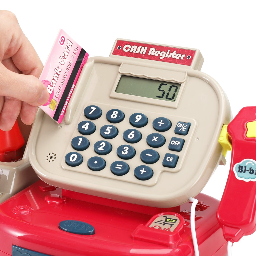 Keezi Pretend Shop Cash Register & Calculator Set — product image 4