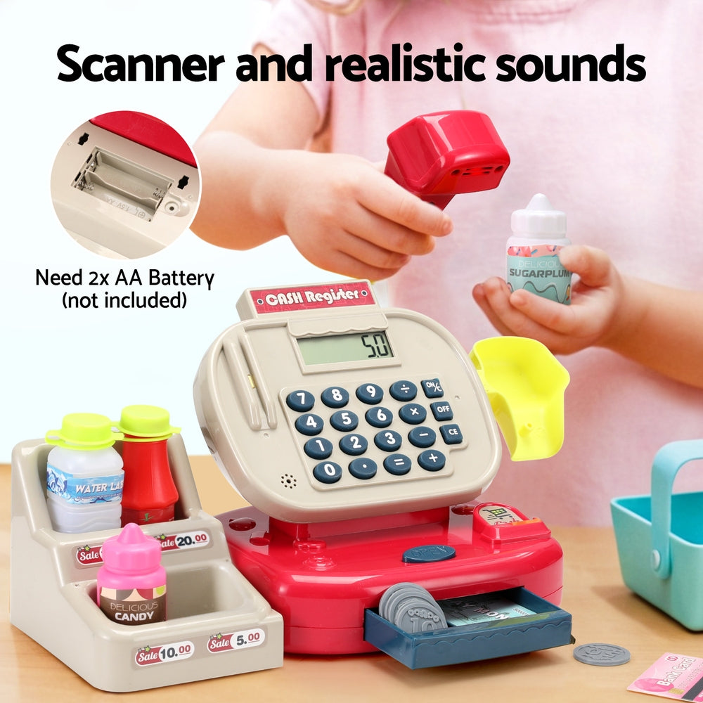 Keezi Pretend Shop Cash Register & Calculator Set — product image 5