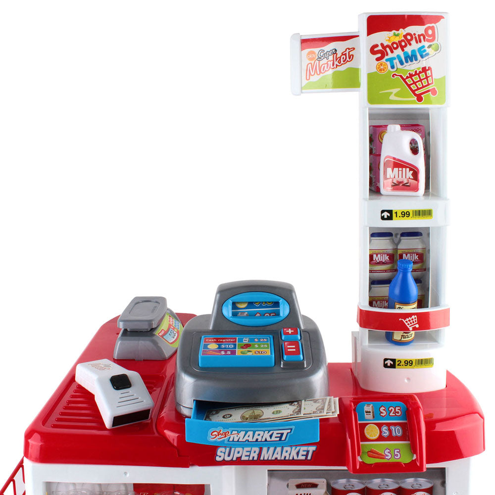 Keezi Pretend Supermarket & Trolley Set — 24 Pieces — product image 3