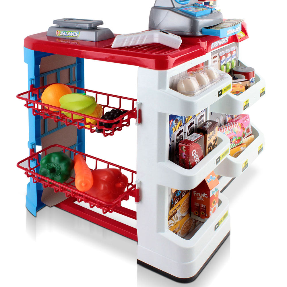 Keezi Pretend Supermarket & Trolley Set — 24 Pieces — product image 4
