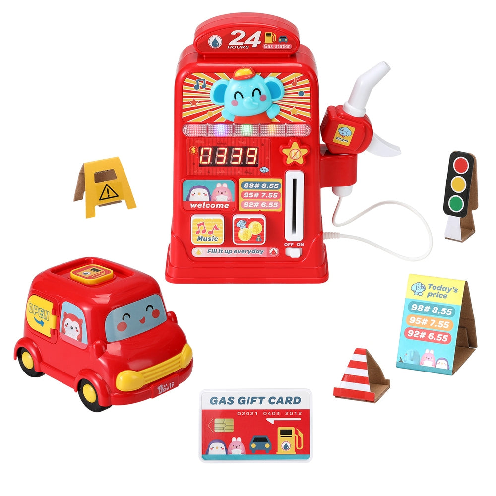 Keezi petrol station and car playset — product detail 2