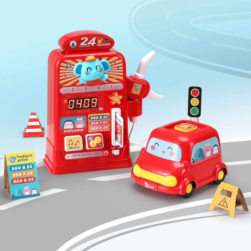 Keezi petrol station and car playset — product detail 4