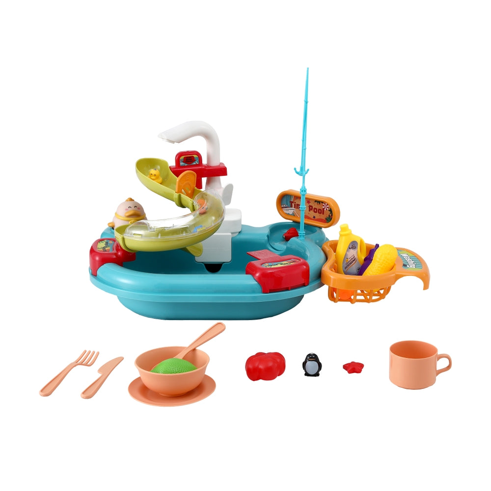 Keezi Play Sink with Tap & Fishing Toys — product image 4