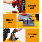 Keezi Pretend Workbench & Tool Set — Black, 54 Pieces — product image 4