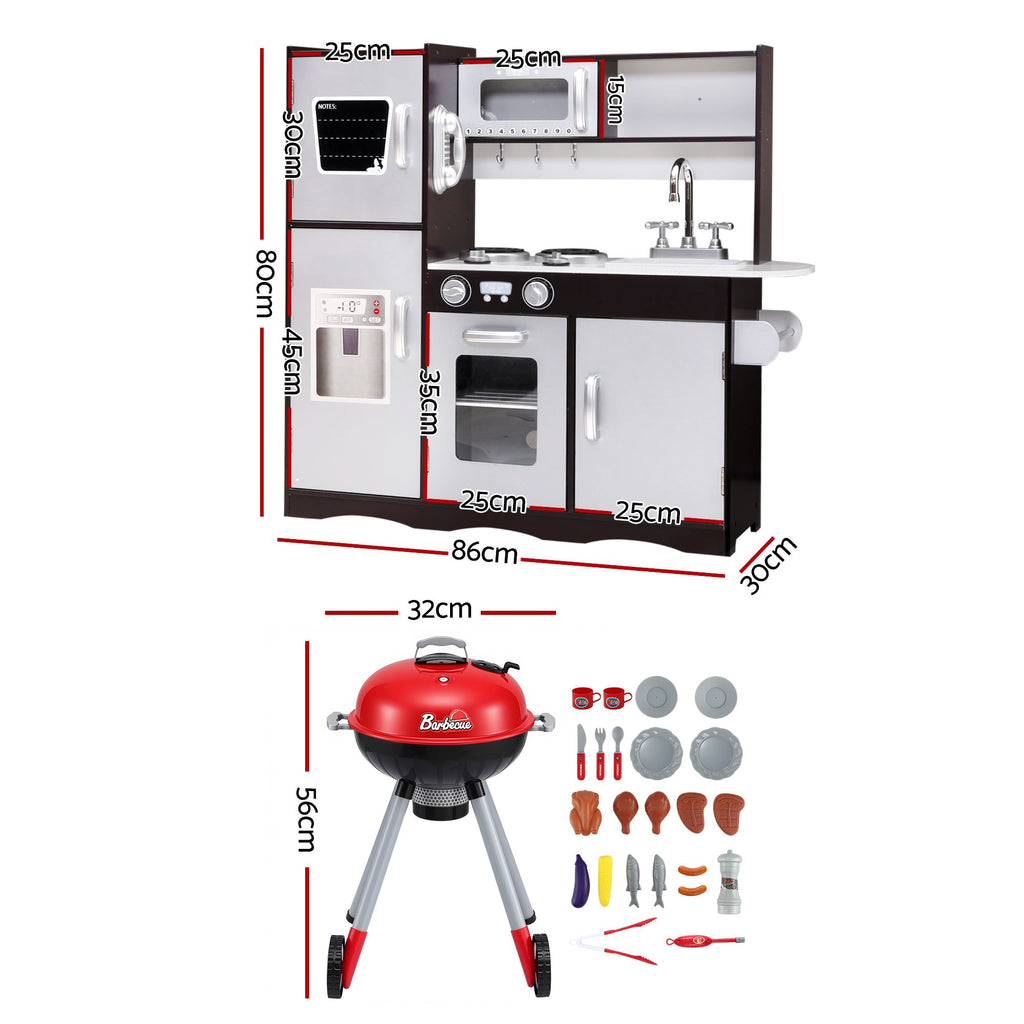 Keezi Wooden BBQ Play Kitchen — 80 cm — product image 2