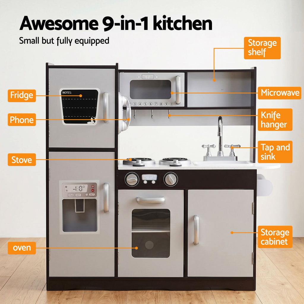 Keezi Wooden BBQ Play Kitchen — 80 cm — product image 5