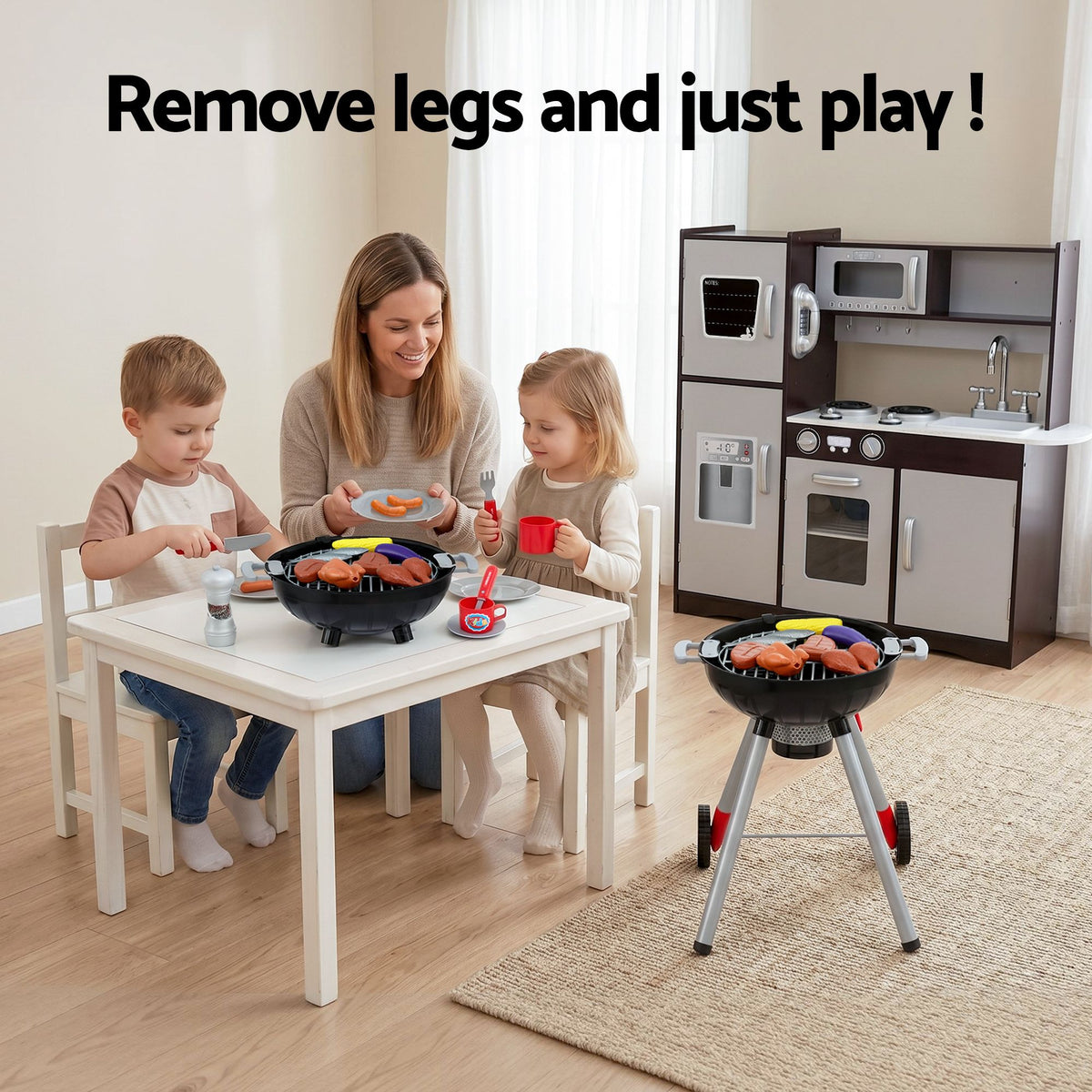Keezi Wooden BBQ Play Kitchen — 80 cm — product image 7