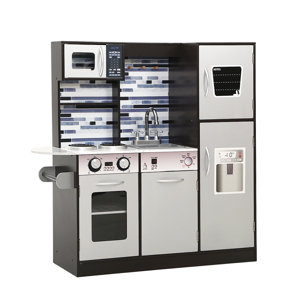 Keezi Wooden Play Kitchen with Oven & Fridge — product image 3