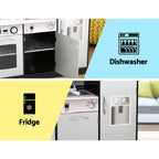 Keezi Wooden Play Kitchen with Oven & Fridge — product image 6