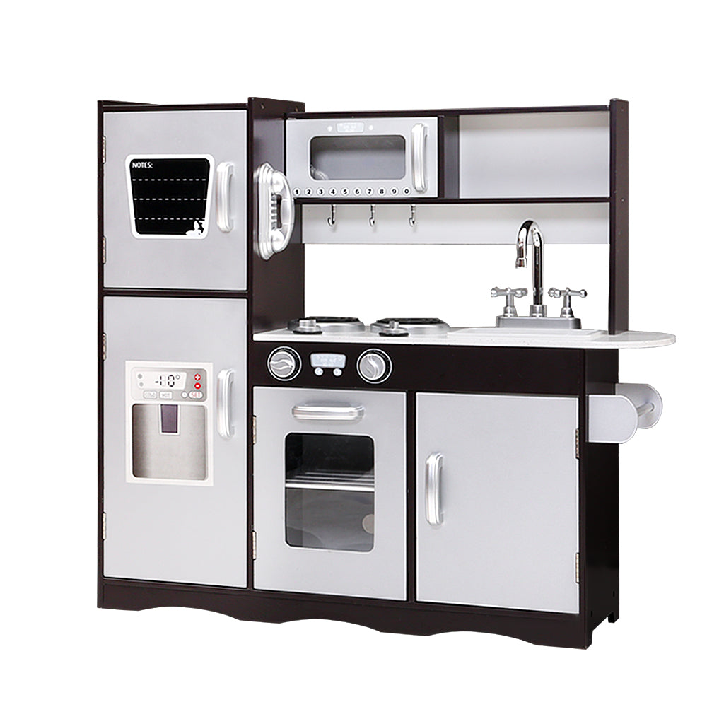 Keezi Wooden Play Kitchen with Stove & Fridge — product image 1