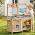 Keezi Wooden Mud Kitchen — 95 cm Tall — product image 1