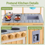 Keezi Wooden Mud Kitchen — 95 cm Tall — product image 4