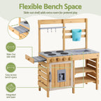 Keezi Wooden Mud Kitchen — 95 cm Tall — product image 6