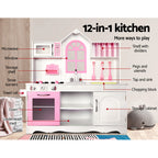 Keezi Wooden Play Kitchen with Storage Cabinet — product image 3