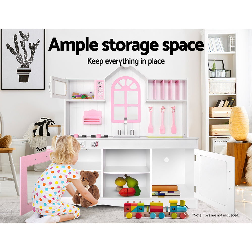 Keezi Wooden Play Kitchen with Storage Cabinet — product image 7