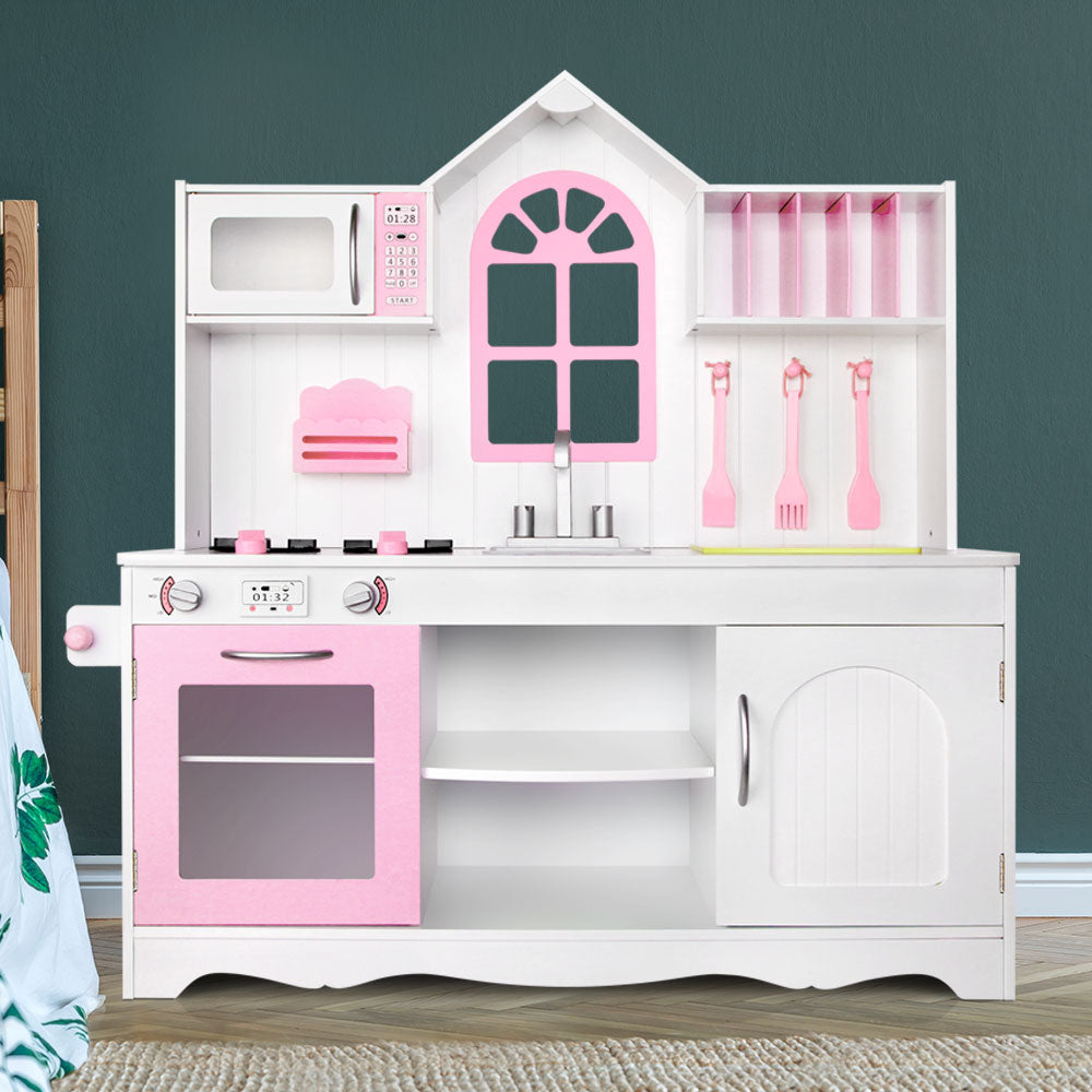 Keezi Wooden Play Kitchen with Storage Cabinet — product image 8