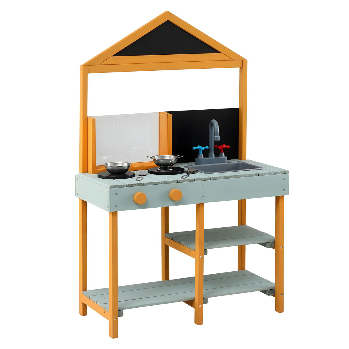 Keezi Mud Kitchen with Blackboard — 110 cm — product image 2