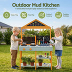 Keezi Mud Kitchen with Blackboard — 110 cm — product image 5