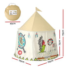 Keezi Castle Play Tent with Carry Bag