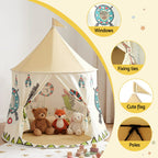 Keezi Castle Play Tent with Carry Bag